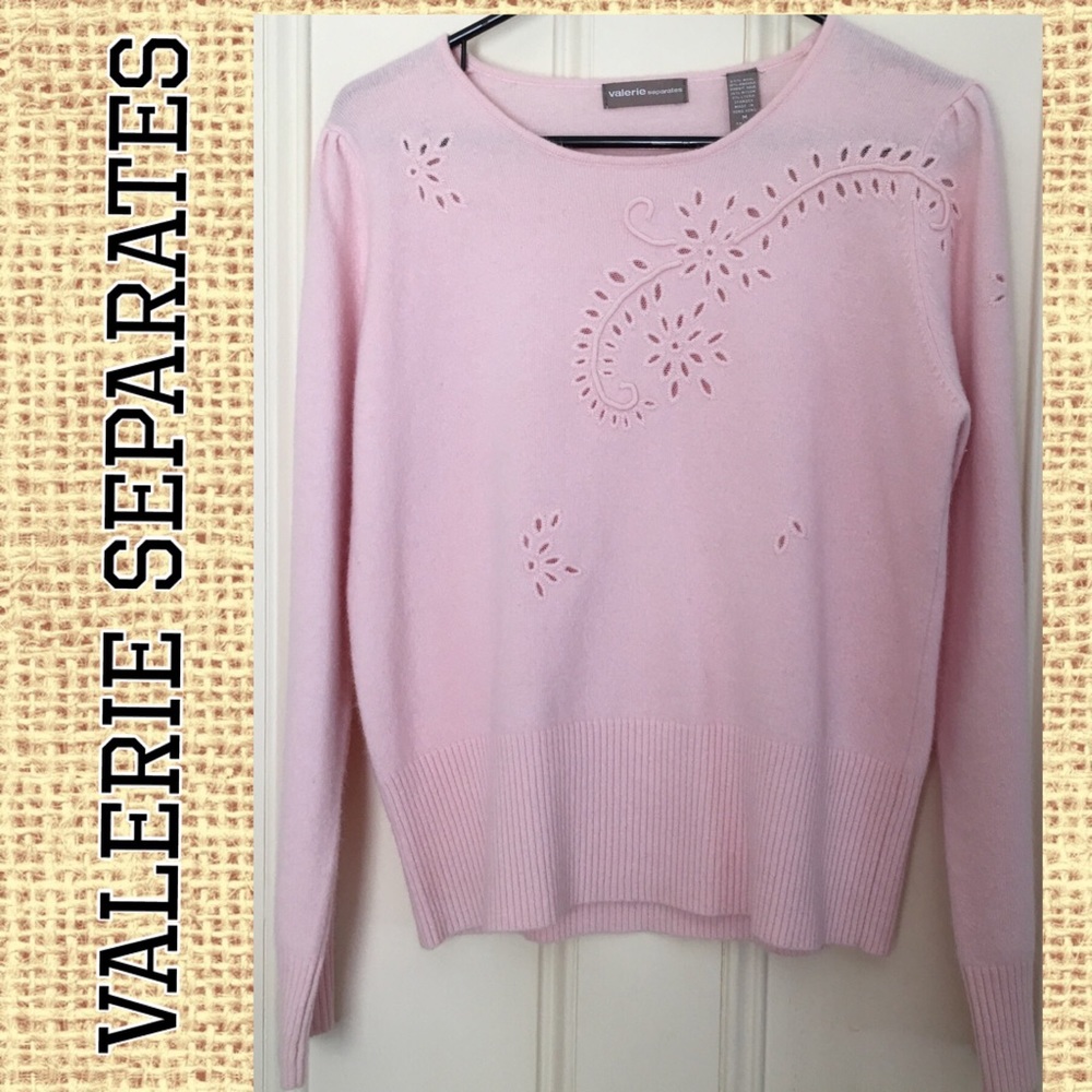 Valerie Separates Pink Sweater